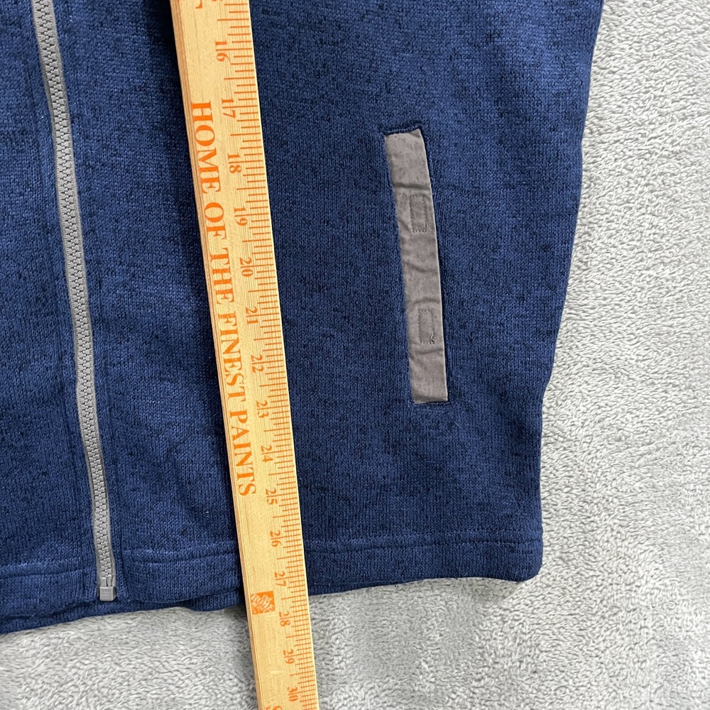 Southern Marsh Fieldtec Vest Mens Medium Blue Heather Fleece Lined Warm Full Zip - Picture 9 of 11